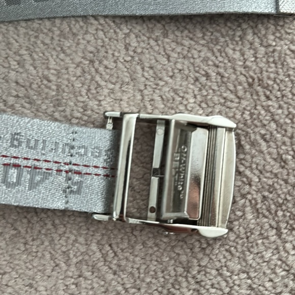 Off White | Silver Classic Industrial Belt - Picture 6 of 7